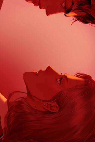 A clear bookmark based on Anne Jane's novel "Forbidden to Love"