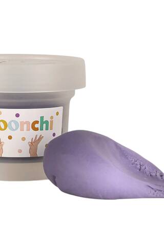 Eco-friendly Noonchi plasticine. Very purple.