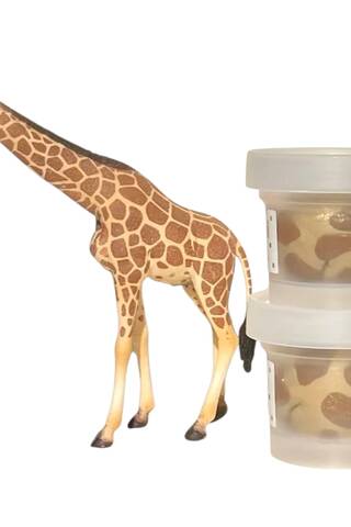 Eco-friendly Noonchi Playdough. Goodwin the Giraffe beige