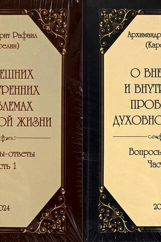 О внешних и внутренних проблемах духовной жизни. Вопросы-ответы. В 2 частях