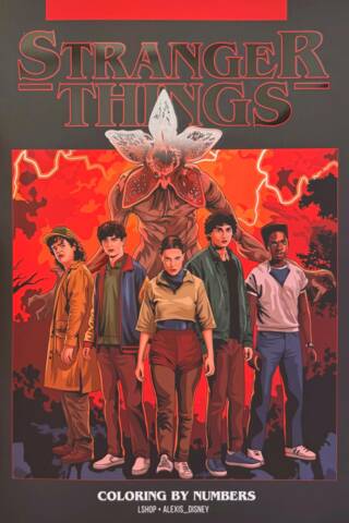 Stranger Things. Color by Numbers