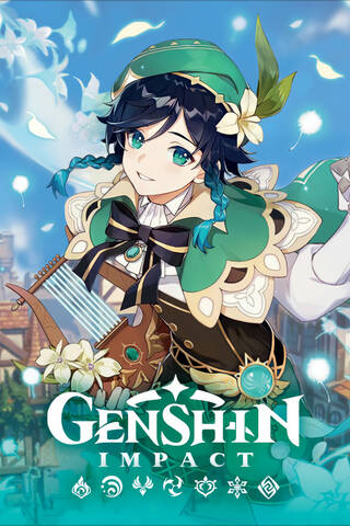 Genshin Impact Daily Planner with Stickers
