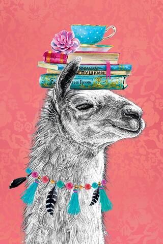 Postcard. The Learned Lama