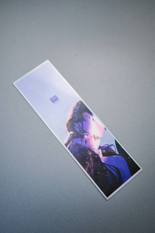 Transparent bookmark "Kiss" based on the book "The Witch in Love"