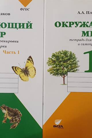Окружающий мир. 1 класс. Тетрадь для тренировки и самопроверки. В 2 частях