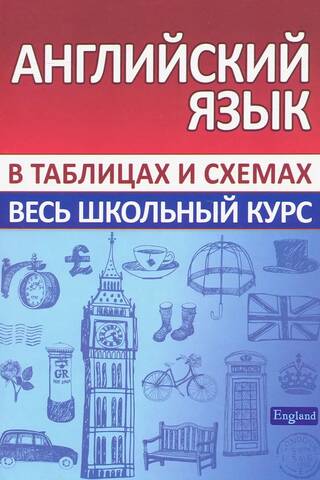 English language. The entire school curriculum in tables and diagrams.
